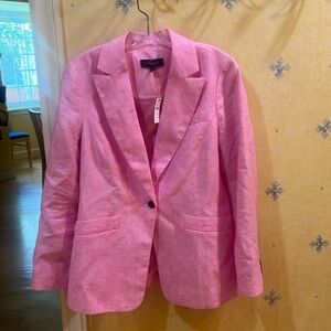 Talbots 100% linen blazer size M